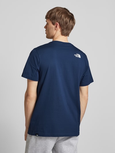 The North Face T-Shirt mit Label-Print Modell 'Simple Dome' Dunkelblau 5