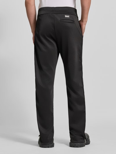 RHUDE High Waist Sweathose mit Bundfalten Black 5