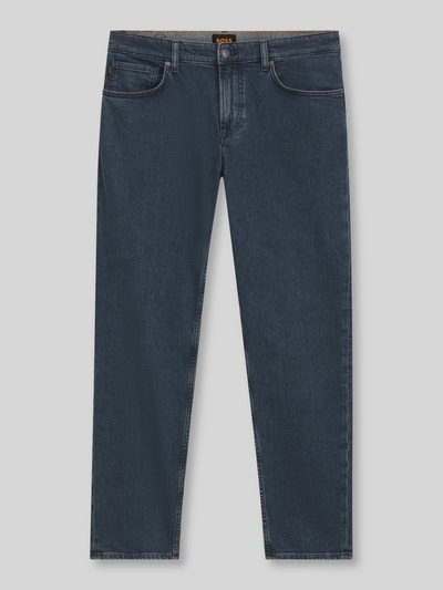 BOSS Orange Jeans o kroju regular fit z mieszanki bawełny Niebieski 2