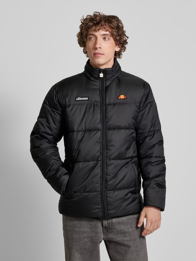 Ellesse Gewatteerd jack met labelstitchings, model 'CALOROSO' Zwart - 4