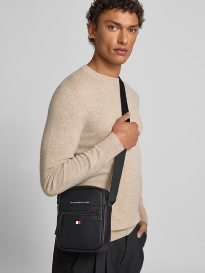 Tommy Hilfiger Crossbodytas met labelprint Zwart - 1
