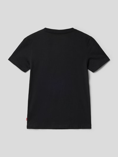 Levi’s® Kids T-shirt met labelprint, model '501' Zwart - 3