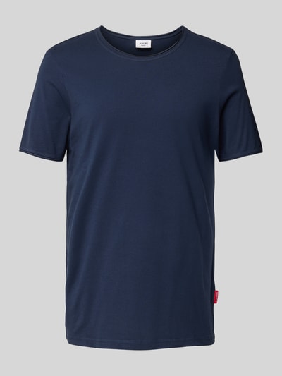 JOOP! Jeans T-Shirt mit geripptem Rundhalsausschnitt Modell 'Cesare' Marine 2