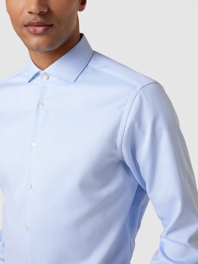 Jake*s Koszula biznesowa o kroju regular fit ze wzorem na całej powierzchni Błękitny 3