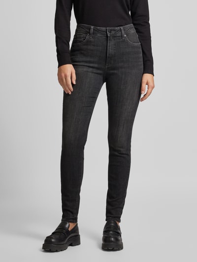 QS Jeansy o kroju skinny fit z 5 kieszeniami Ciemnoszary 4