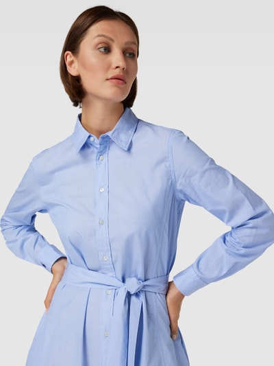 Polo Ralph Lauren Hemdblusenkleid mit Umlegekragen Modell 'ASHTN' Blau 3