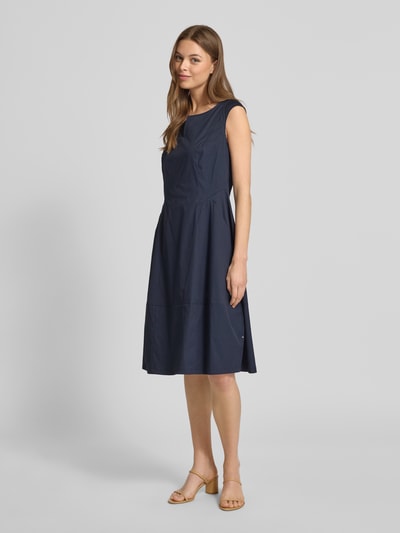 ROBE LÉGÈRE Knielange jurk met steekzakken Marineblauw - 1