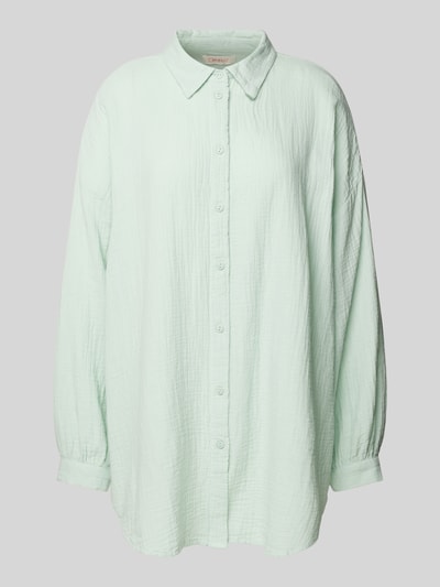 Only Oversized Bluse mit Umlegekragen Modell 'THYRA' Mint 2