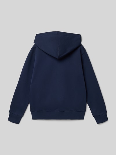 Produktfoto, Regular Fit Hoodie mit Polo-Bear-Print von Polo Ralph Lauren Teens in Dunkelblau, Optik: Unifarben, Sweat, Baumwoll-Mix