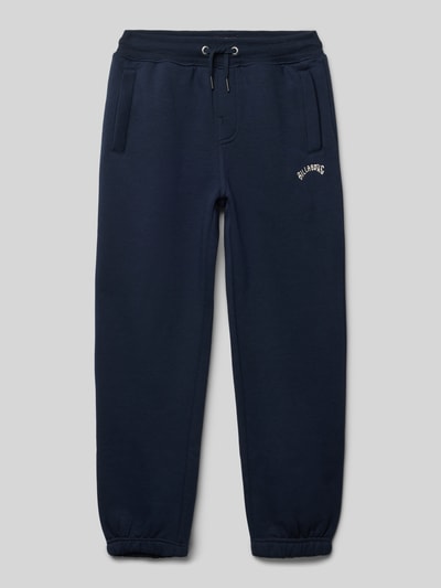 Billabong Sweatpants met labelstitching, model 'ARCH' Marineblauw - 1