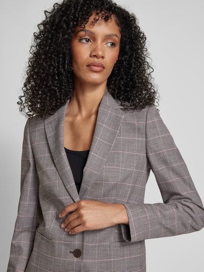 Jake*s Collection Blazer met strookzakken Prune - 3