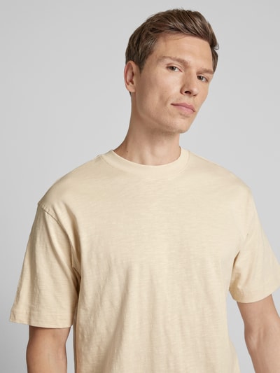 JAKE*S STUDIO MEN T-shirt met ronde hals Zand - 3