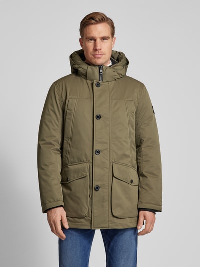 Tom Tailor Parka mit abnehmbarer Kapuze Oliv 4