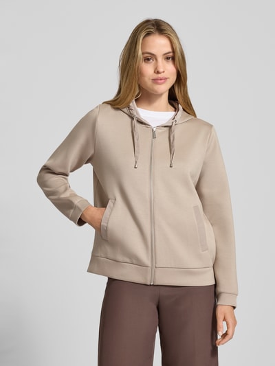 Tom Tailor Bluza rozpinana o kroju regular fit z dodatkiem wiskozy Szarobrązowy 4