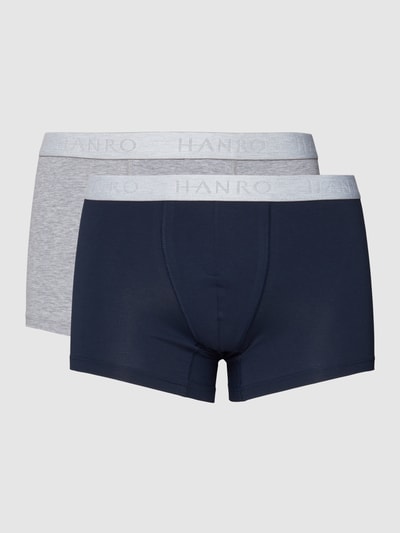 Hanro Trunks mit Label-Details im 2er-Pack Dunkelblau 2