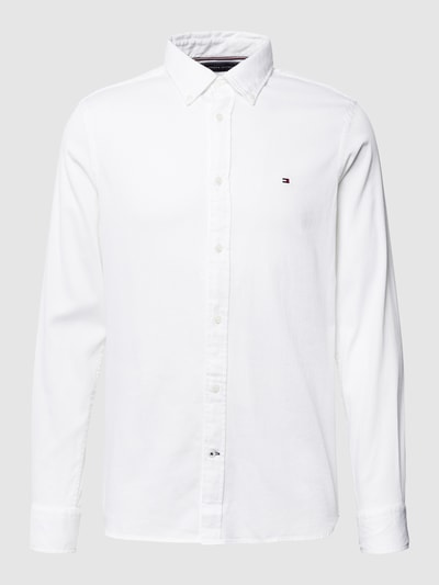 Tommy Hilfiger Slim fit vrijetijdsoverhemd met button-downkraag, model 'CORE’ Wit - 2