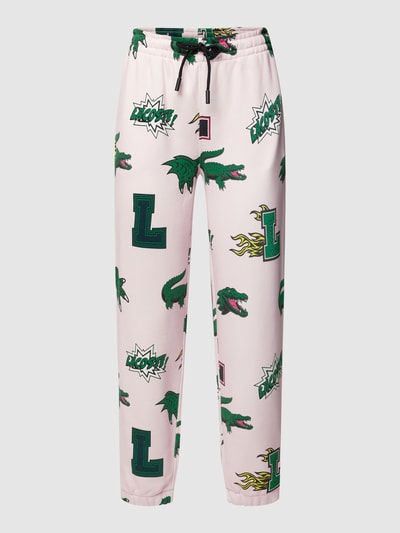 Lacoste Sweatpants mit Label-Patch Pink 2