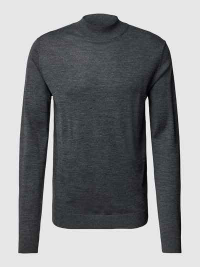 SELECTED HOMME Gebreide pullover met turtleneck, model 'TOWN' Middengrijs - 2