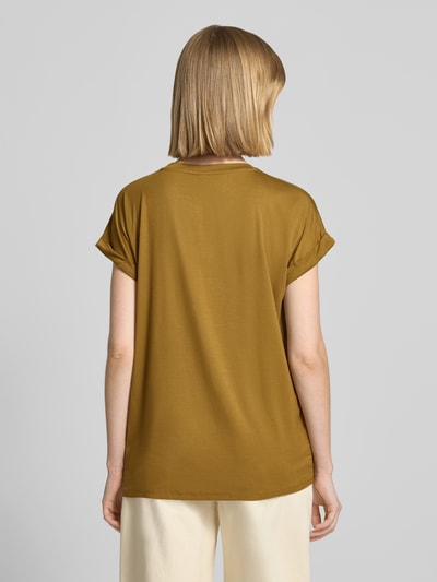 Soyaconcept T-Shirt mit Rundhalsausschnitt und Print Modell 'MARICA' Mittelbraun 5