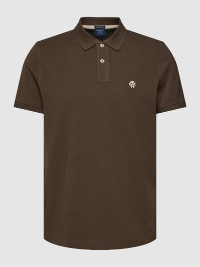 MCNEAL Poloshirt mit Logo-Stitching Dunkelbraun 2