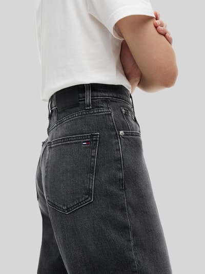 Tommy Jeans Jeansy o kroju mom fit z czystej bawełny, 5 kieszeni Antracytowy 3