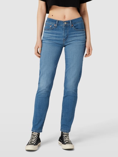 Levi's® 300 Boyfriend fit jeans in 5-pocketmodel Bleu - 4