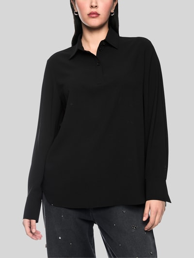 Marc Cain Hemdbluse mit Ballonärmeln Black 4