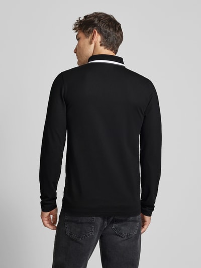 Christian Berg Men Strickpullover mit Polokragen Black 5