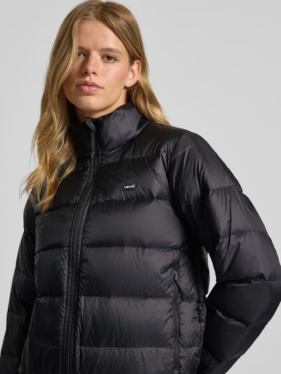 Levi's® Regular fit gewatteerd jack met vulling van eendendons, model 'Polly' Zwart - 3