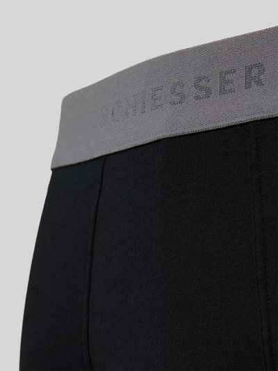 Schiesser Boxershort met band met label in een set van 3 stuks Zwart - 2