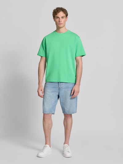 Lindbergh Oversized T-Shirt mit Rundhalsausschnitt Apfel 1
