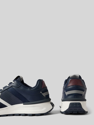 Marc O'Polo Low Top Sneaker aus Rindleder und Mesh Marine 2