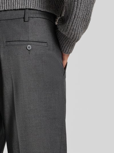 JAKE*S STUDIO MEN Chino mit französischen Eingrifftaschen Dunkelgrau Melange 3