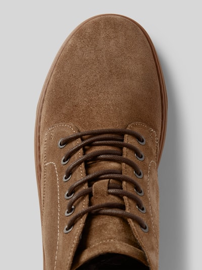 Marc O'Polo Platte lage schoenen met leren lusje Taupe - 3