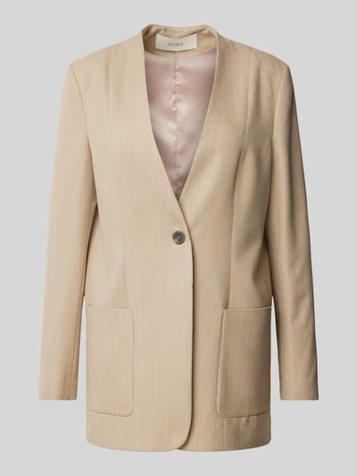 MORE Blazer mit aufgesetzten Taschen Sand 1