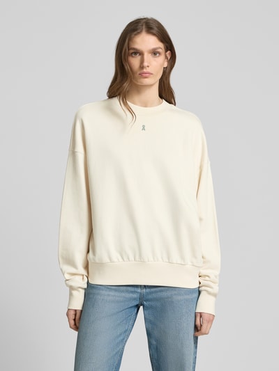 Armedangels Sweatshirt met logoprint, model 'ALIZAA FORTUNE' Offwhite - 4