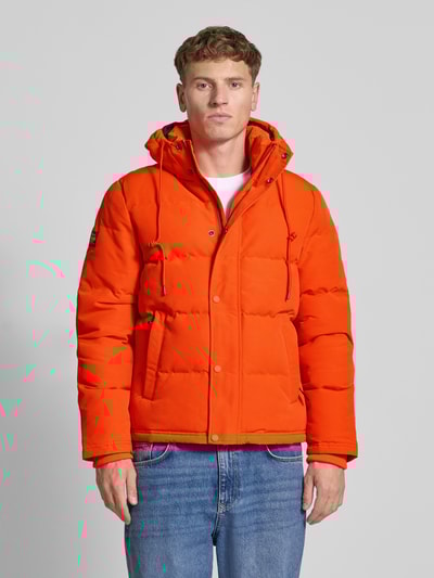Superdry Steppjacke mit Eingrifftaschen Modell 'Everest' Orange 4