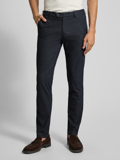 Mmx Chino mit Eingrifftaschen Modell 'Lupus' Blau 4