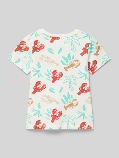 Name It T-Shirt mit Rundhalsausschnitt Modell 'FELEN' Offwhite 3