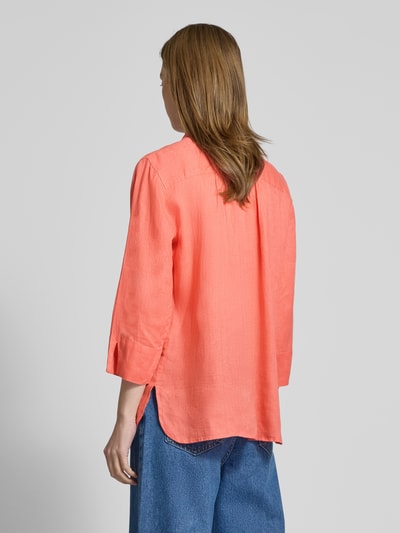 Brax Regular Fit Leinenbluse mit Brusttasche Modell 'Vickie' Koralle 5