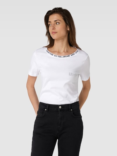 Liu Jo White T-shirt met stiksels Offwhite - 4