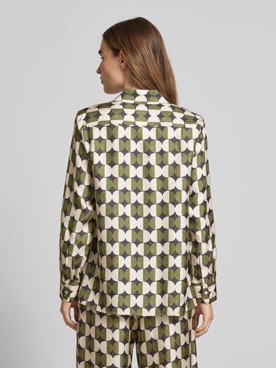 Weekend Max Mara Regular fit overhemdblouse van pure zijde, model 'RIVE' Groen - 5