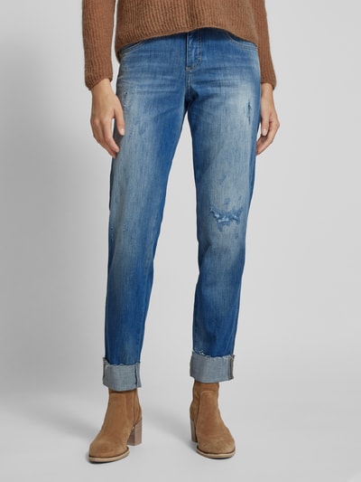 Angels Regular Fit Jeans im Destroyed-Look Modell 'DARLEEN' Blau 4