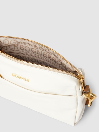 BOGNER Umhängetasche mit Label-Applikation Modell 'KLOSTERS SITA' Ecru 5