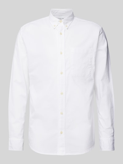 Jack & Jones Premium Slim Fit Freizeithemd mit Brusttasche Modell 'BROOK OXFORD' Weiss 2