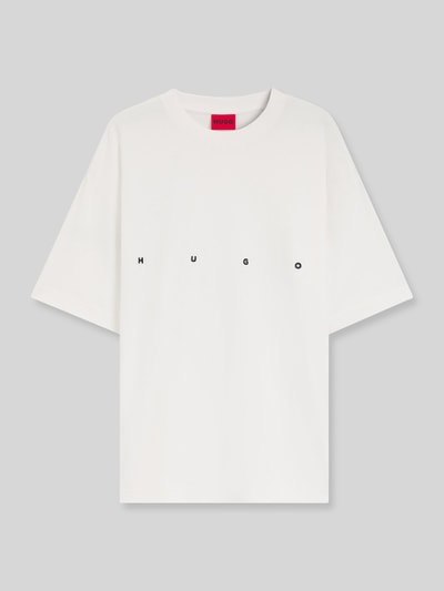 HUGO Oversize T-shirt met rugprint model 'DARISO' Wit - 2