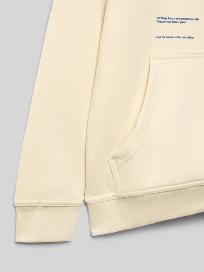 Garcia Regular Fit Hoodie mit Logo-Patch Ecru 2