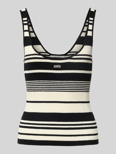 Gestuz Tanktop van viscosemix, model 'stela' Zwart - 2