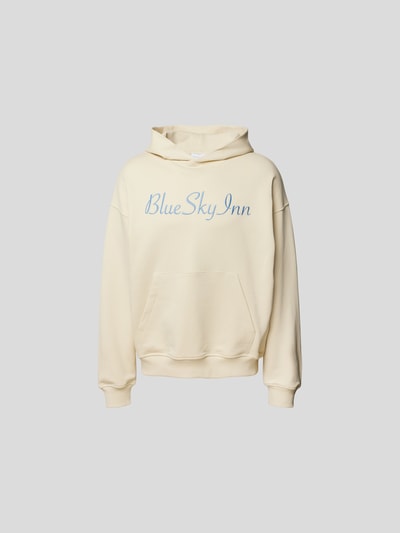 Blue Sky Inn Hoodie mit Brand-Stitching Ecru 2