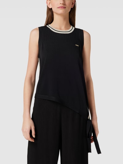 LIU JO SPORT Top in gebreide look Zwart - 4
